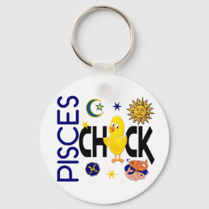 Pisces Chick 1 Keychain