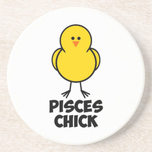 Pisces Chick Coaster