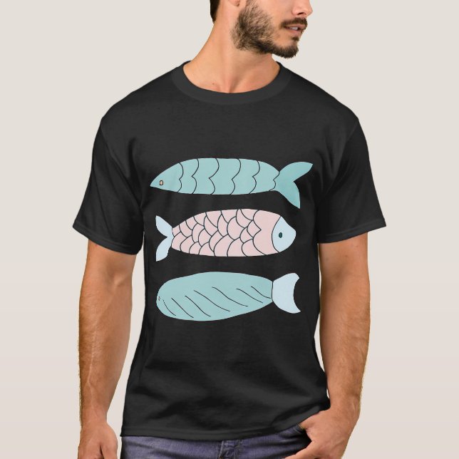 Pisces comic style T-Shirt (Front)
