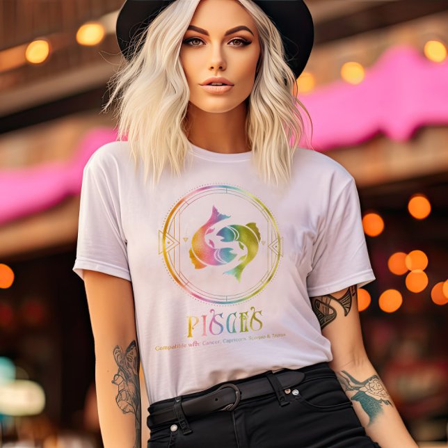 Pisces Compatibility Designed T-Shirt (Creator Uploaded)