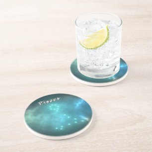 Pisces constellation coaster