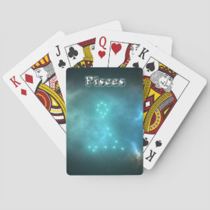 Pisces constellation playing cards