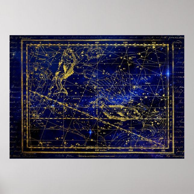 pisces constellation poster (Front)