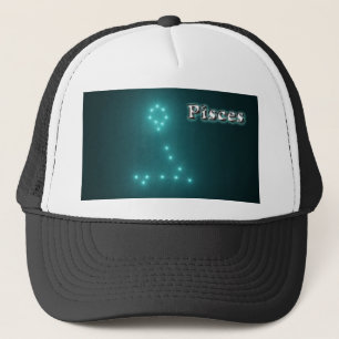 Pisces constellation trucker hat