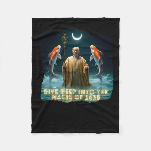 Pisces Design 2025  Fleece Blanket (Front)