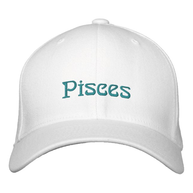 PISCES EMBROIDERED HAT (Front)