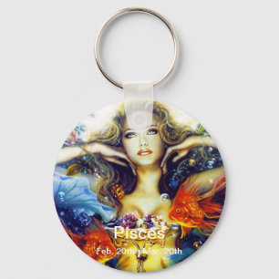 Pisces Feb 20 - Mar 20 Keychain