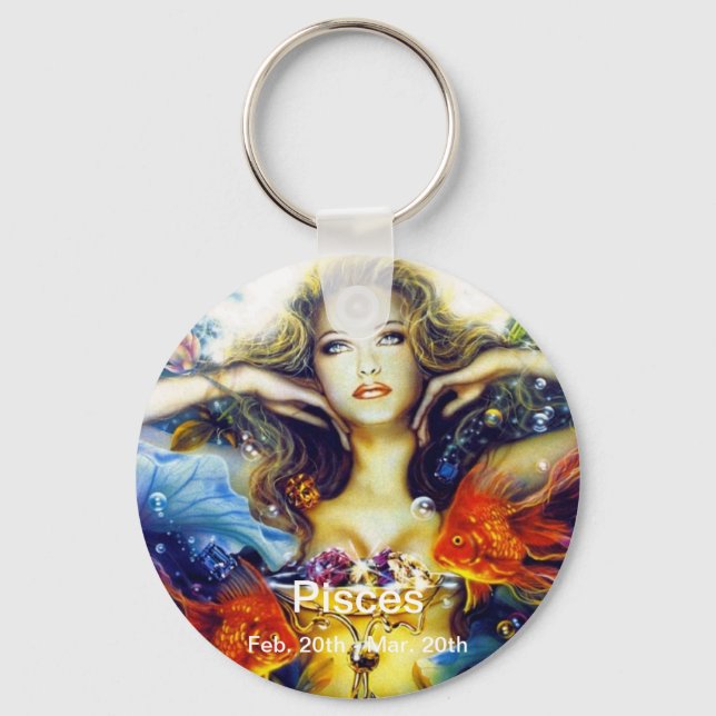Pisces Feb 20 - Mar 20 Keychain (Front)