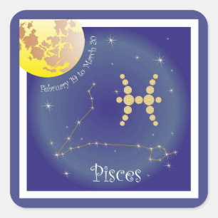 Pisces February 19 to March 20 Sticker