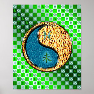 Pisces & Fire Goat Poster