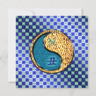 Pisces & Fire Ox Card