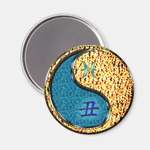 Pisces & Fire Ox Magnet