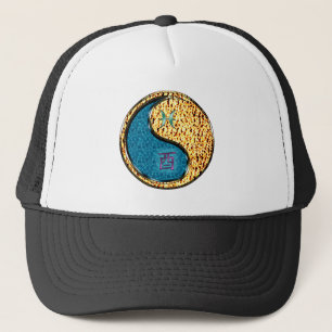 Pisces & Fire Rooster Trucker Hat