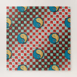 Pisces & Fire Tiger Jigsaw Puzzle<br><div class="desc">For those born under the sign of Pisces in Year of the Fire Tiger.</div>