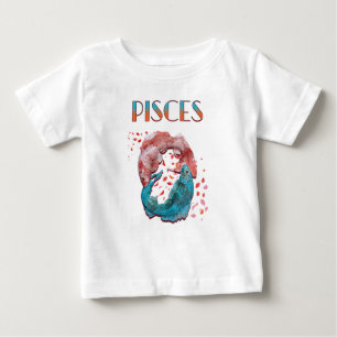 Pisces Fish Zodiac Horoscope Water Astrology Sign Baby T-Shirt