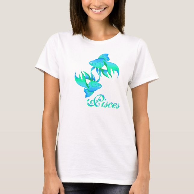 Pisces Horoscope T-shirt (Front)