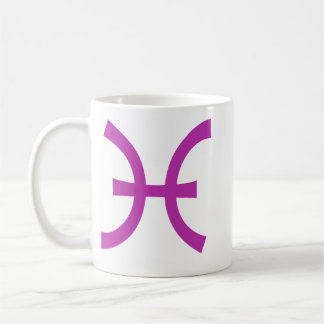 Pisces in Purple Coffee Mug
