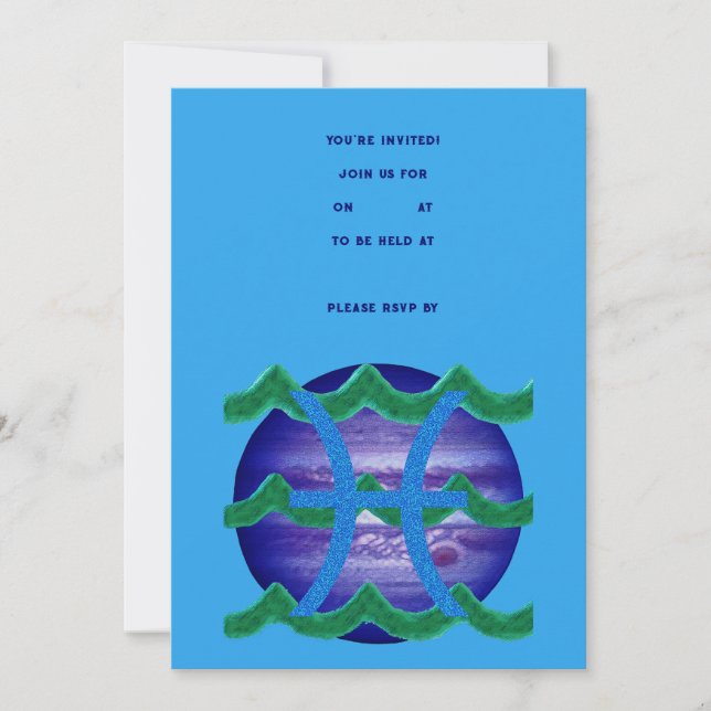 Pisces Invitation (Front)