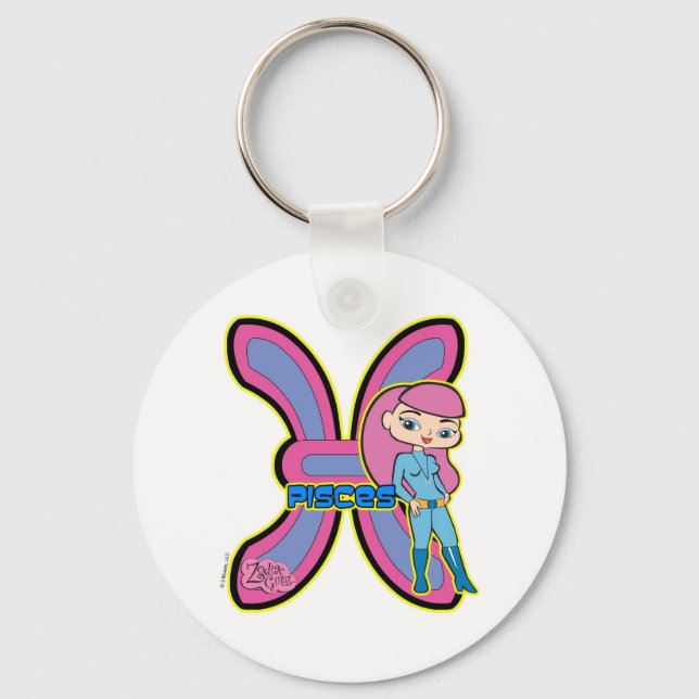 Pisces Keychain (Front)