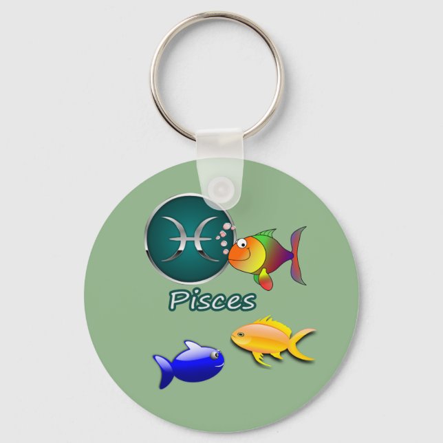 Pisces  keychain (Front)