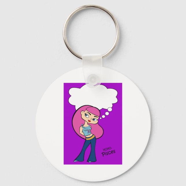 Pisces Keychain (Front)