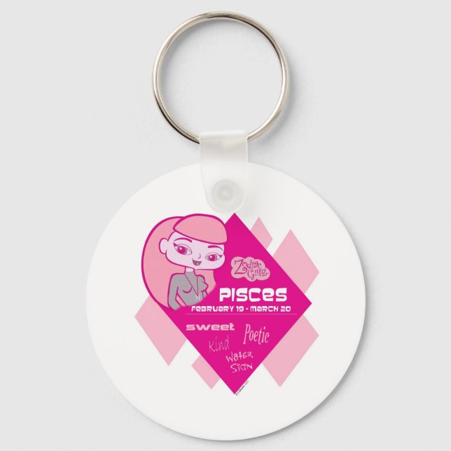Pisces Keychain (Front)