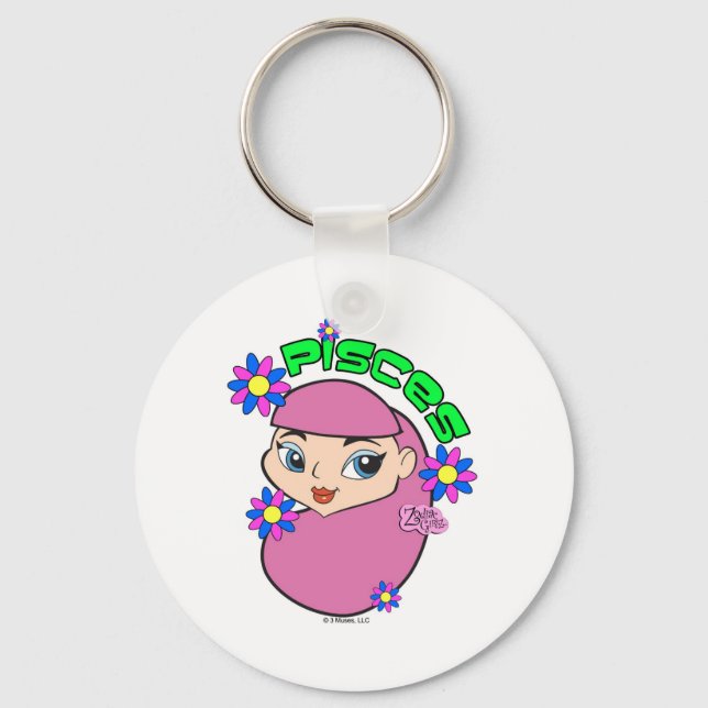 Pisces Keychain (Front)