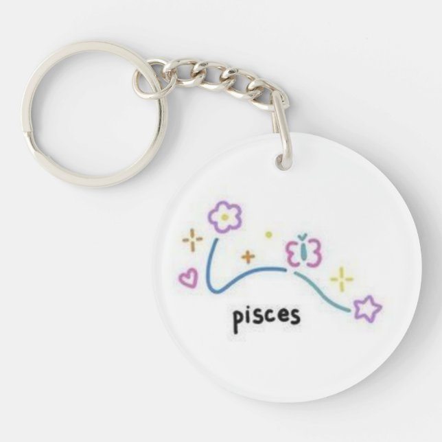 Pisces Keychain (Front)
