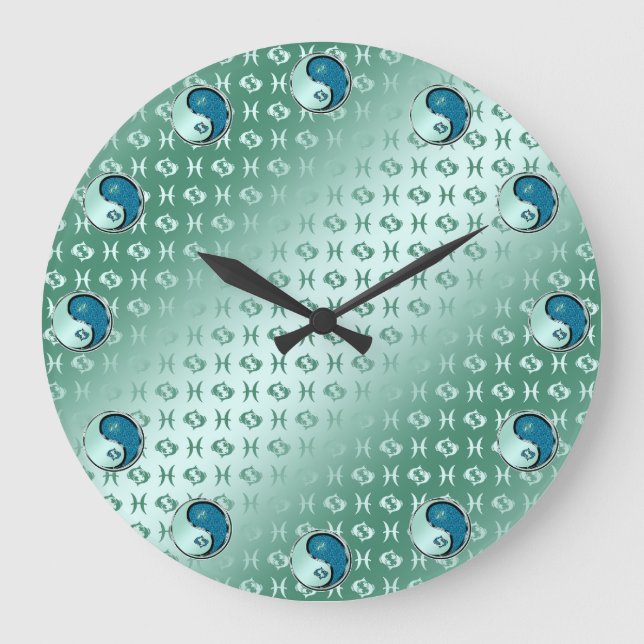 Pisces Large Clock (Front)