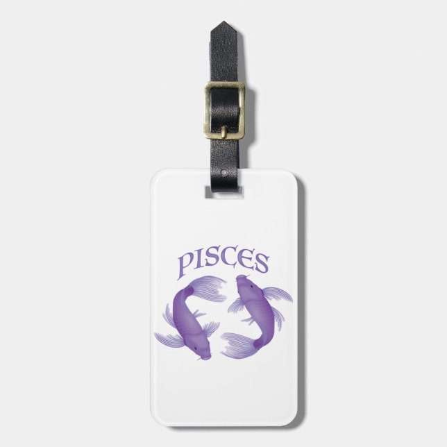 Pisces Luggage Tag (Front Vertical)