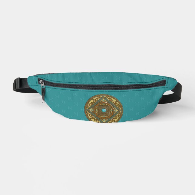 Pisces Mandala Fanny Pack (Front)