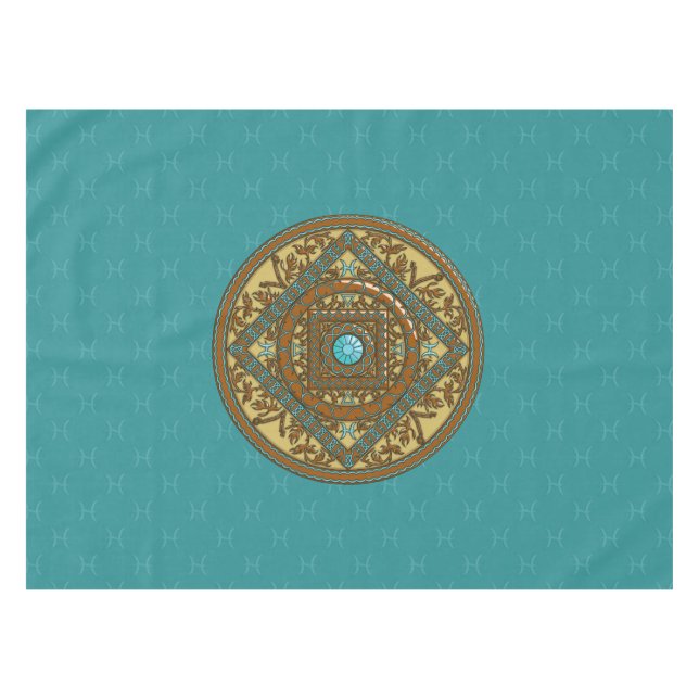 Pisces Mandala Nappe (Devant (Horizontal))