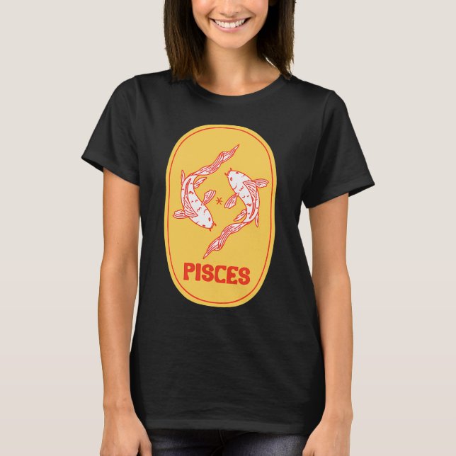 Pisces - Marmalade Orange T-Shirt (Front)