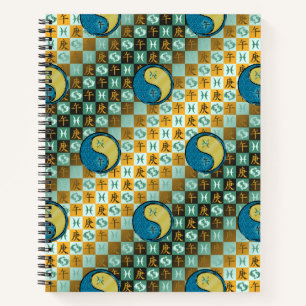Pisces & Metal Horse Notebook