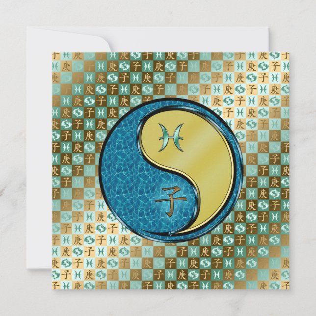 Pisces & Metal Rat Card (Front)