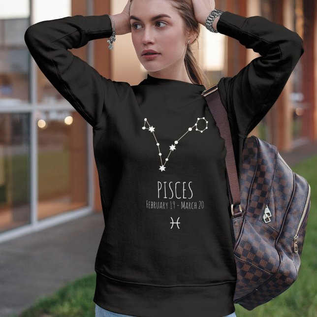 Pisces | Personalized Zodiac Constellation Sweatshirt (Creator Uploaded)
