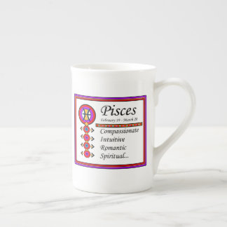 Pisces Personnalité Traits Bone China Mug