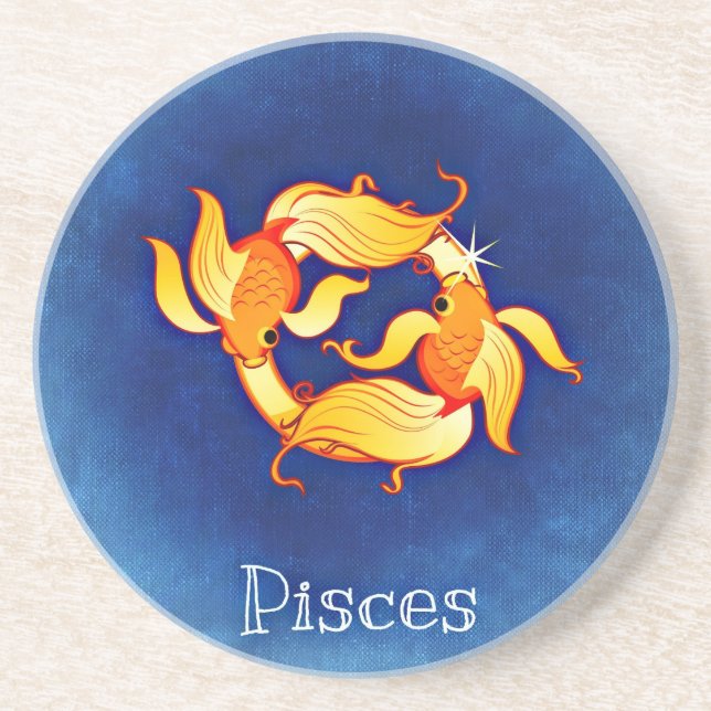 Pisces, Pesci Coaster (Front)