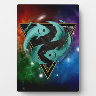 Pisces Plaque Galaxy Zodiac Astrology