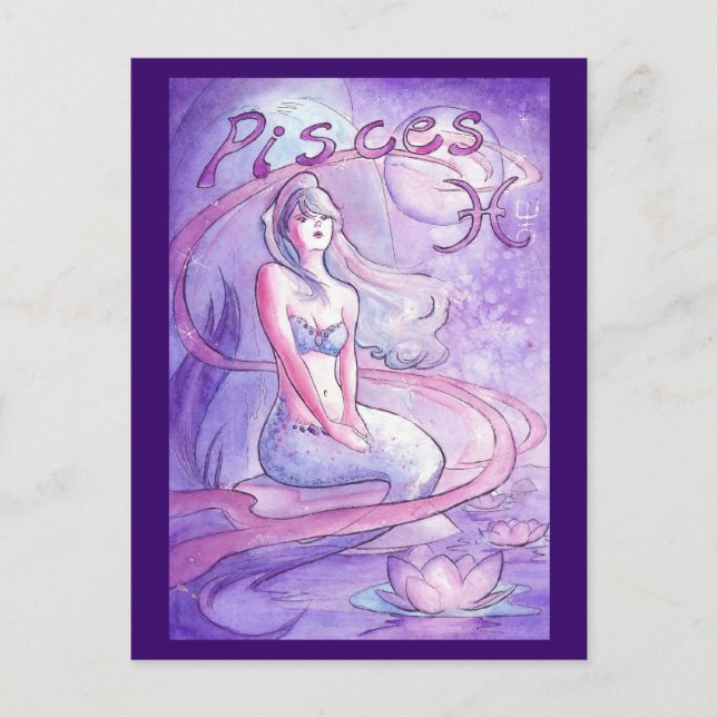 Pisces Postcard (Front)