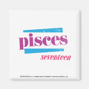 Pisces Purple Magnet