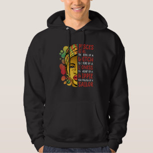 Pisces Queen For Women Astrology Zodiac Pisces Gi Hoodie