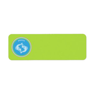 Pisces Return Address Label