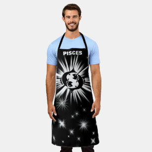 Pisces sign apron