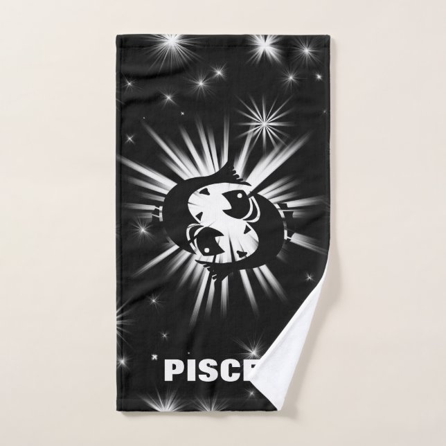 Pisces sign hand towel (Hand Towel)