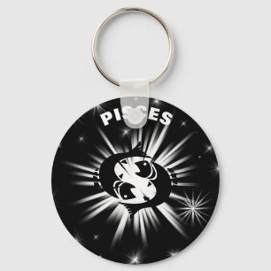 Pisces sign keychain