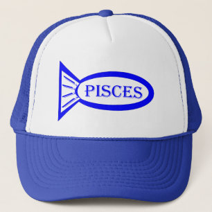 Pisces Star Sign Fish Hat