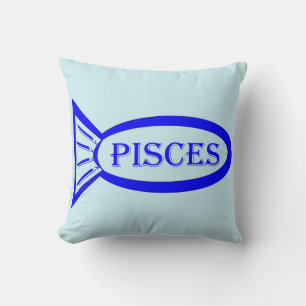 Pisces Star Sign Fish Pillow