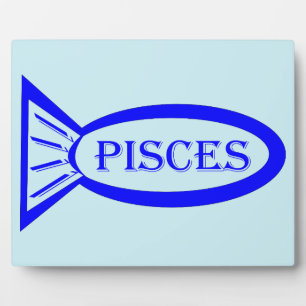 Pisces Star Sign Fish Plaque