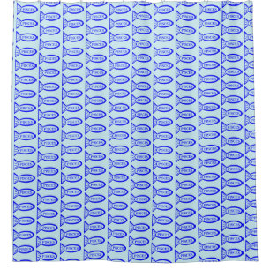 Pisces Star Sign Fish Shower Curtain